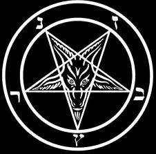 Pentacle with goat head